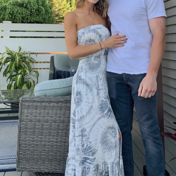 Strapless Flowy Maxi Dresses